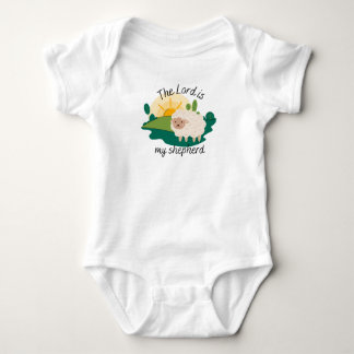 Cute Sheep Bible Quote Baby Bodysuit