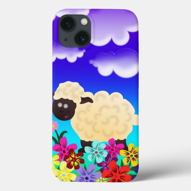 Cute Sheep Case-Mate iPhone Case (Back)