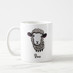 cute sheep coffee mug