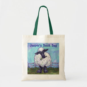 Cute Sheep Custom Book Bag