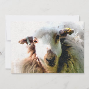 CUTE SHEEP INVITATION