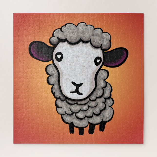 Cute Sheep Jigsaw Puzzle (Vertical)