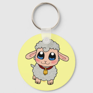 Cute Sheep Key Ring