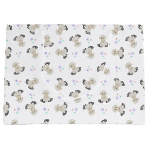 Cute Sheep Kids Farm Animals Barnyard Birthday Large Gift Bag