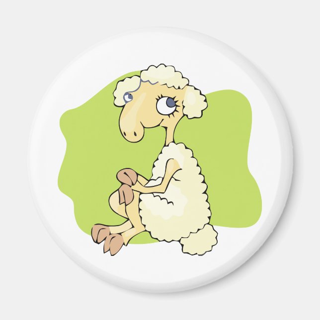 Cute Sheep Magnet (Front)