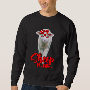Cute Sheep Mum Farmer Motheru2019s Day Sweatshirt