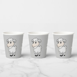 Cute Sheep Paper Cups