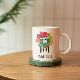 Cute Sheep Pun Cewel Dude Mug