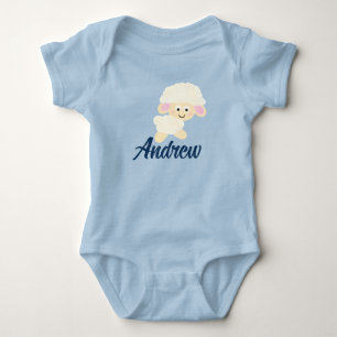 Cute sheep’s baby bodysuit