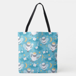 Cute Sheep Tooth Fairy Dentist Hygienist  Tote Bag