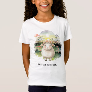 Cute Sheep with custom text T-Shirt