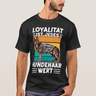 Cute Shepherd Dog Walking Outfit Malinois Vintage T-Shirt