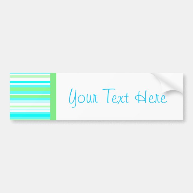 Cute Sherbert Collection Bumper Sticker (Front)