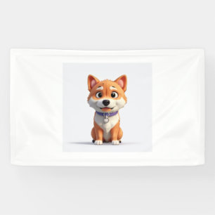 Cute Shiba Inu Banner