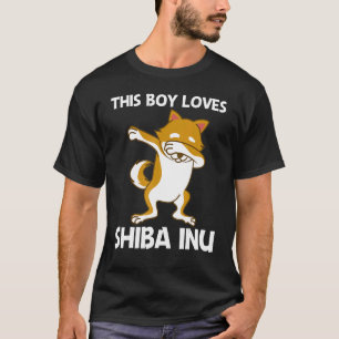 Cute Shiba Inu For Boys Kids Japan Breed Animal   T-Shirt