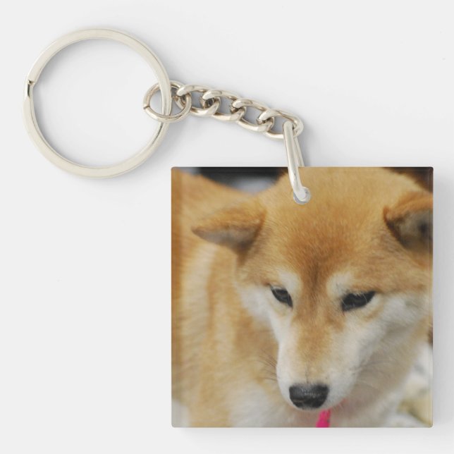 Cute Shiba Inu Key Ring (Front)
