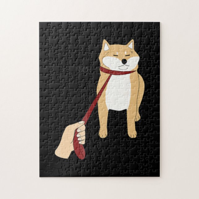 Cute Shiba Inu Nope - Doge Meme Jigsaw Puzzle (Vertical)