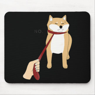 Cute Shiba Inu Nope - Doge Meme Mouse Mat