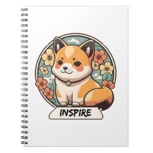 Cute Shiba Inu Pup Notebook