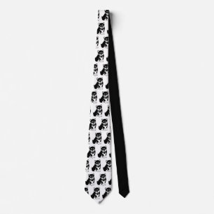 Cute Shiba Inu Puppy Art Pattern Tie