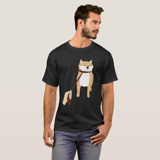 Cute Shiba Inu Shirt Nope (Front Full)