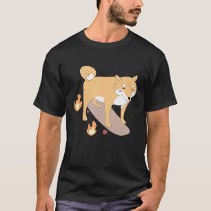 Cute Shiba Inu Skate Shirt Doggo Meme - Its lit