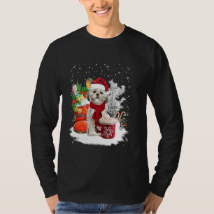 Cute Shih Tzu Dog Christmas T-Shirt