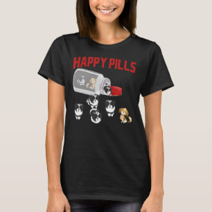 Cute Shih Tzu   Happy Pills  Puppy Owner  Product T-Shirt
