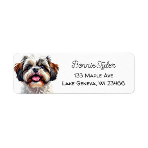 Cute Shih Tzu Puppy Dog Personalized