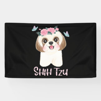 Cute Shih Tzu Shitzu Mom Banner