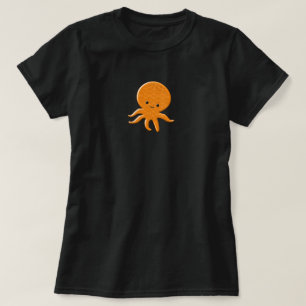 Cute Shiny Octopus Cartoon T-Shirt