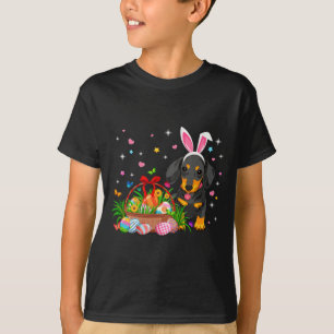 Cute Shirt Dachshund Easter Day Bunny Eggs