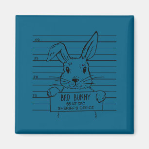 Cute Shirt Happy Hoppy Easter Bunny Magnet