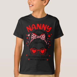 Cute Shirt Nanny Valentine Quote Loving Grandma