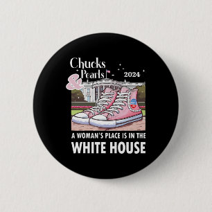 Cute Shoes A Woman’s Place Is In The White House 6 Cm Round Badge