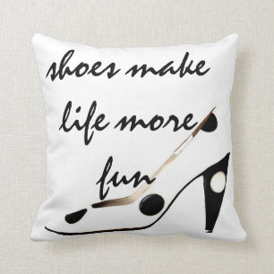Cute Shoes Decor Cushion