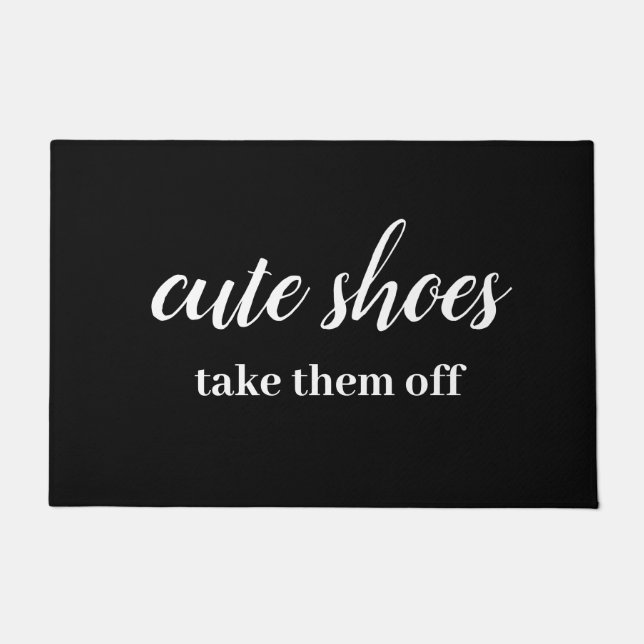 Cute Shoes Doormat (Front)