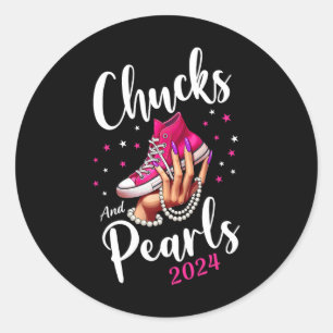 Cute Shoes Kamala Harris 2024 Presidential Electio Classic Round Sticker