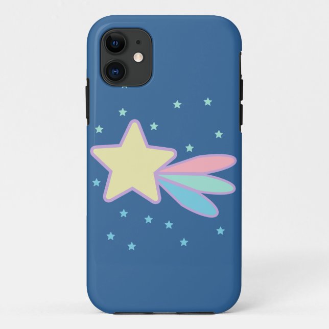 Cute Shooting Star Comet Case-Mate iPhone Case (Back)