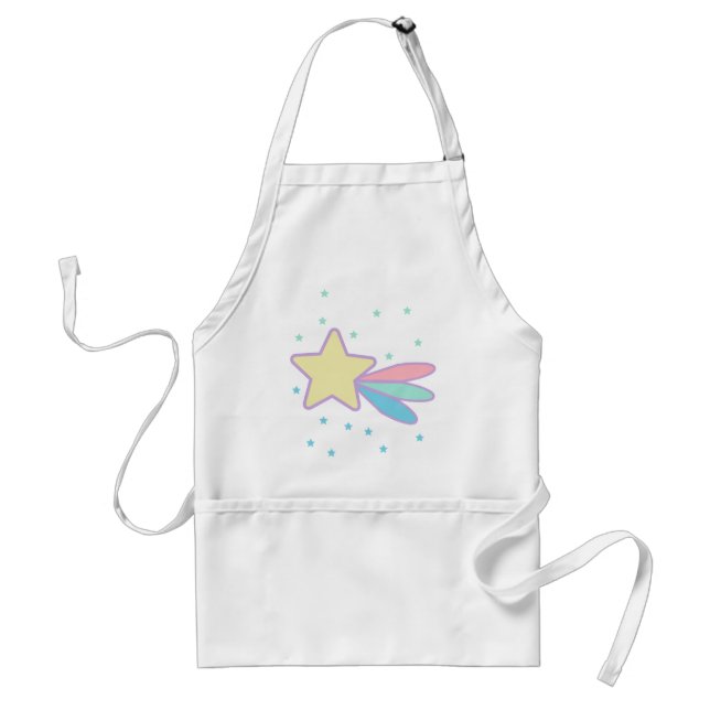 Cute Shooting Star Comet Standard Apron (Front)