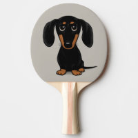 Cute Short Haired Black and Tan Dachshund