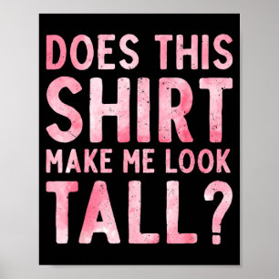 Cute Short People Art For Men Women Short Girl Sho Poster