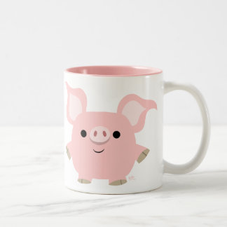Cute Shorty Cartoon Pig Mug