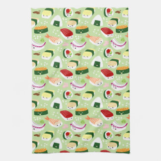 Cute Shushi Pattern Tea Towel