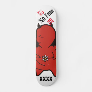 Cute Shy Devil in LOVE Skateboard