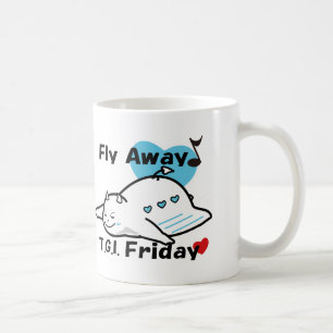 Cute Shy Devil on happy friday Coffee Mug