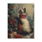 Cute Siamese Cat Christmas Vintage
