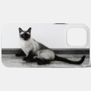 CUTE Siamese Cat Portrait Photograph  iPhone 13 Pro Max Case