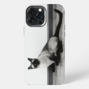 CUTE Siamese Cat Portrait Photograph  iPhone 13 Pro Max Case
