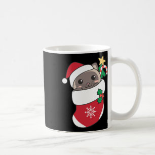 Cute Siamese Cats In Christmas Stockings For Chris Coffee Mug